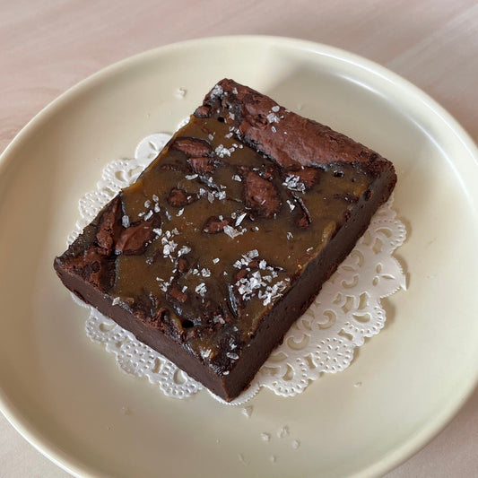 Salted Caramel Sea Salt Brownies