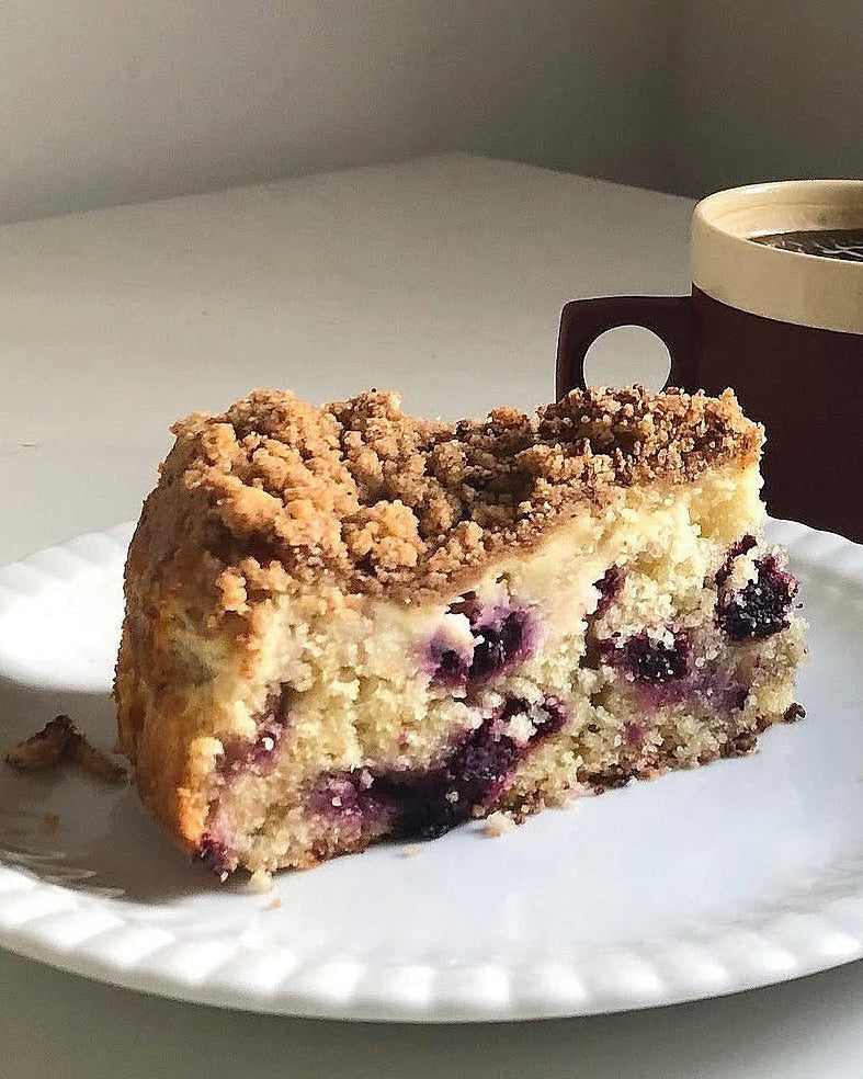 Berries & Cheese Crumb Cake