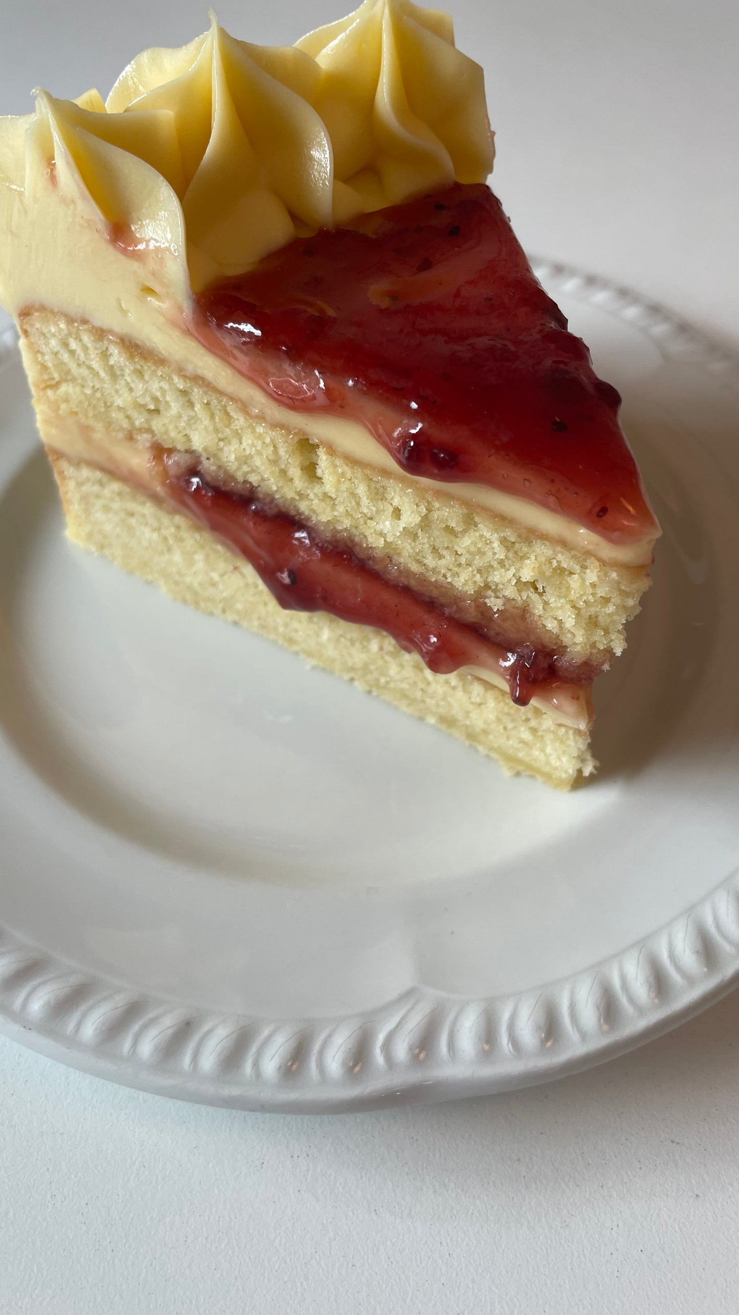 Raspberry Vanilla Cake