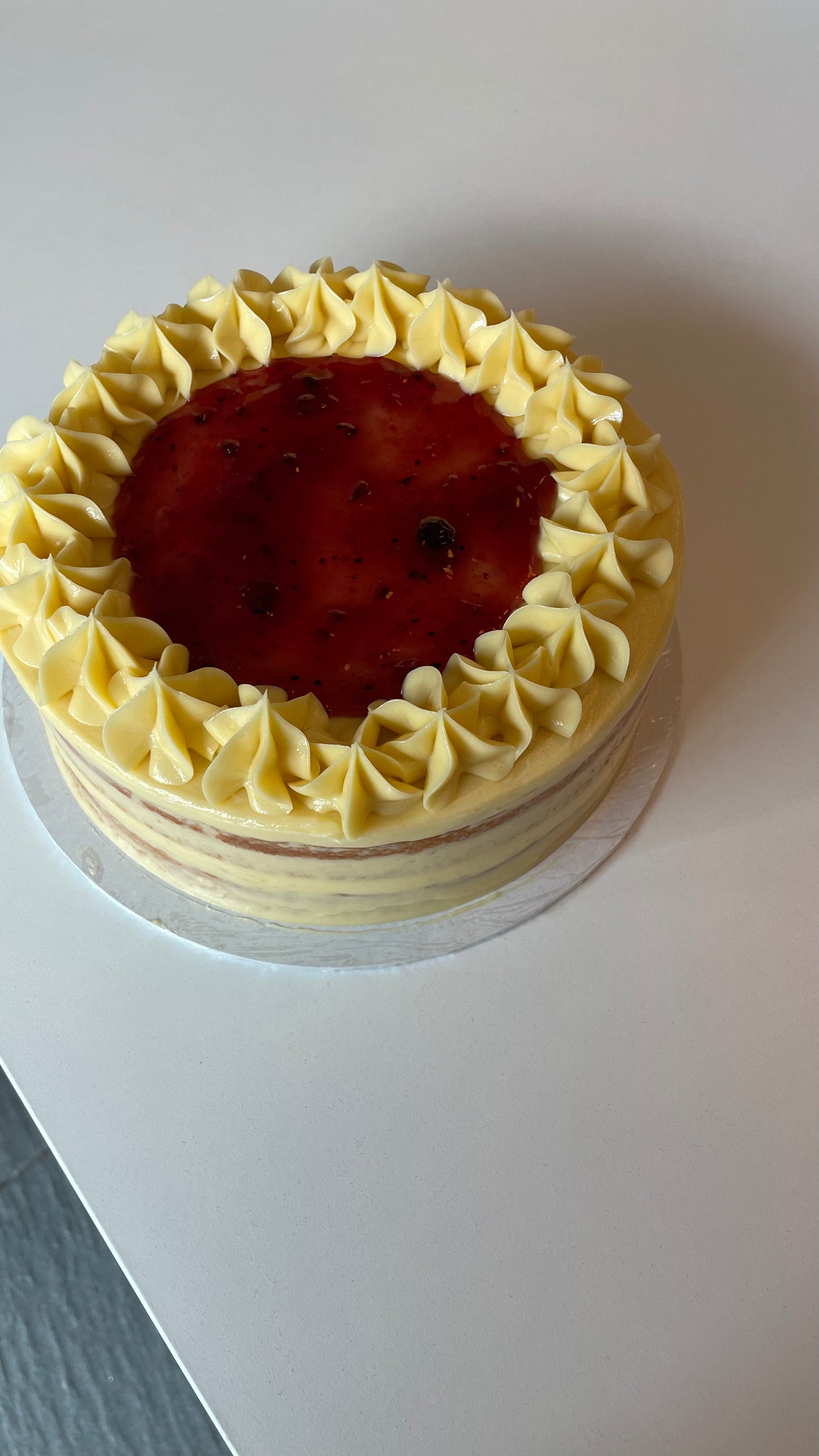 Raspberry Vanilla Cake