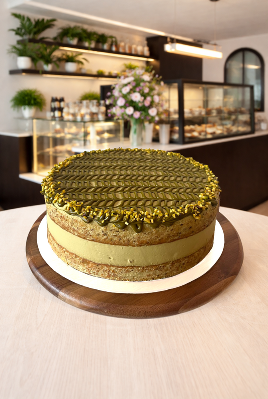 Pistachio Buttercream Cake