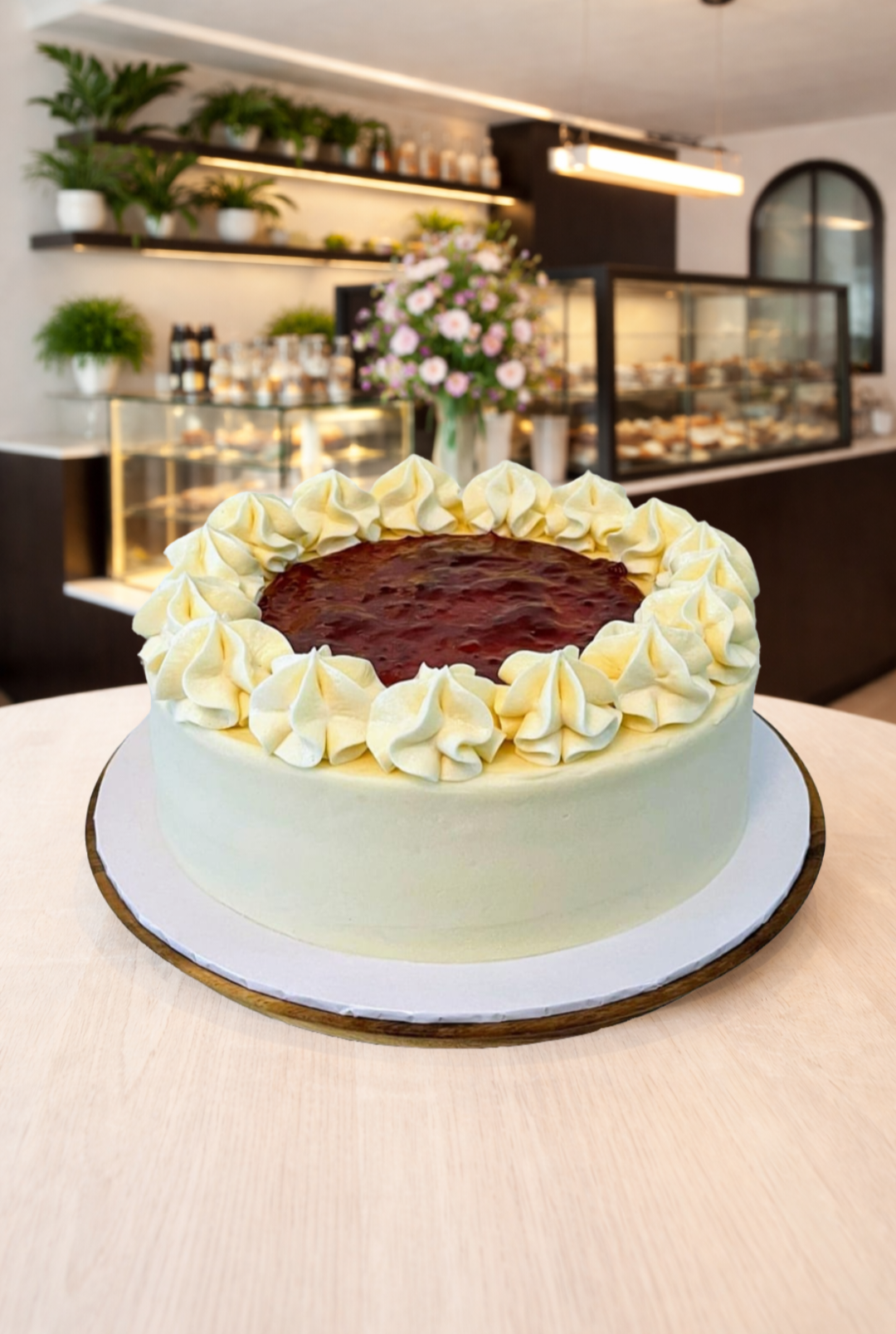 Raspberry Vanilla Cake