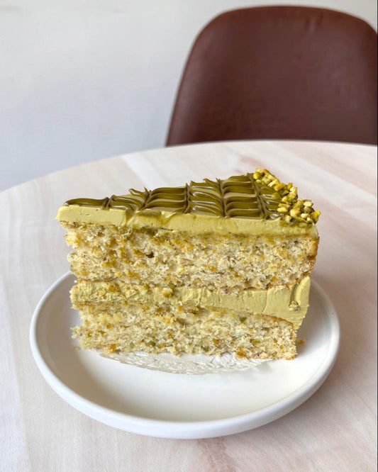 Pistachio Buttercream Cake