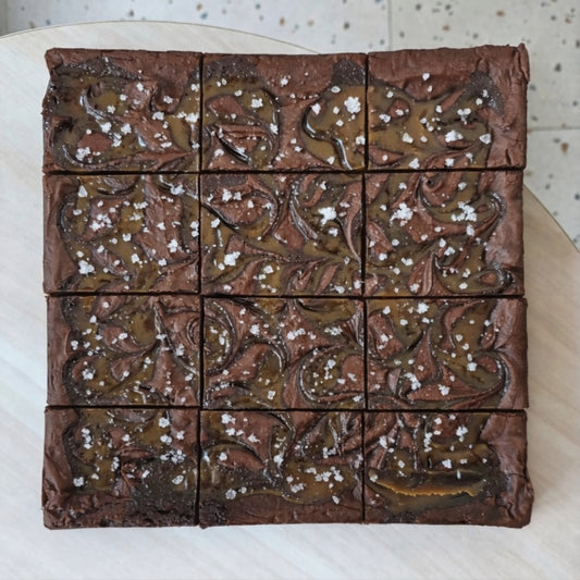 Salted Caramel Sea Salt Brownies