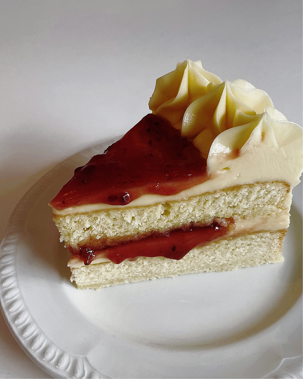 Raspberry Vanilla Cake