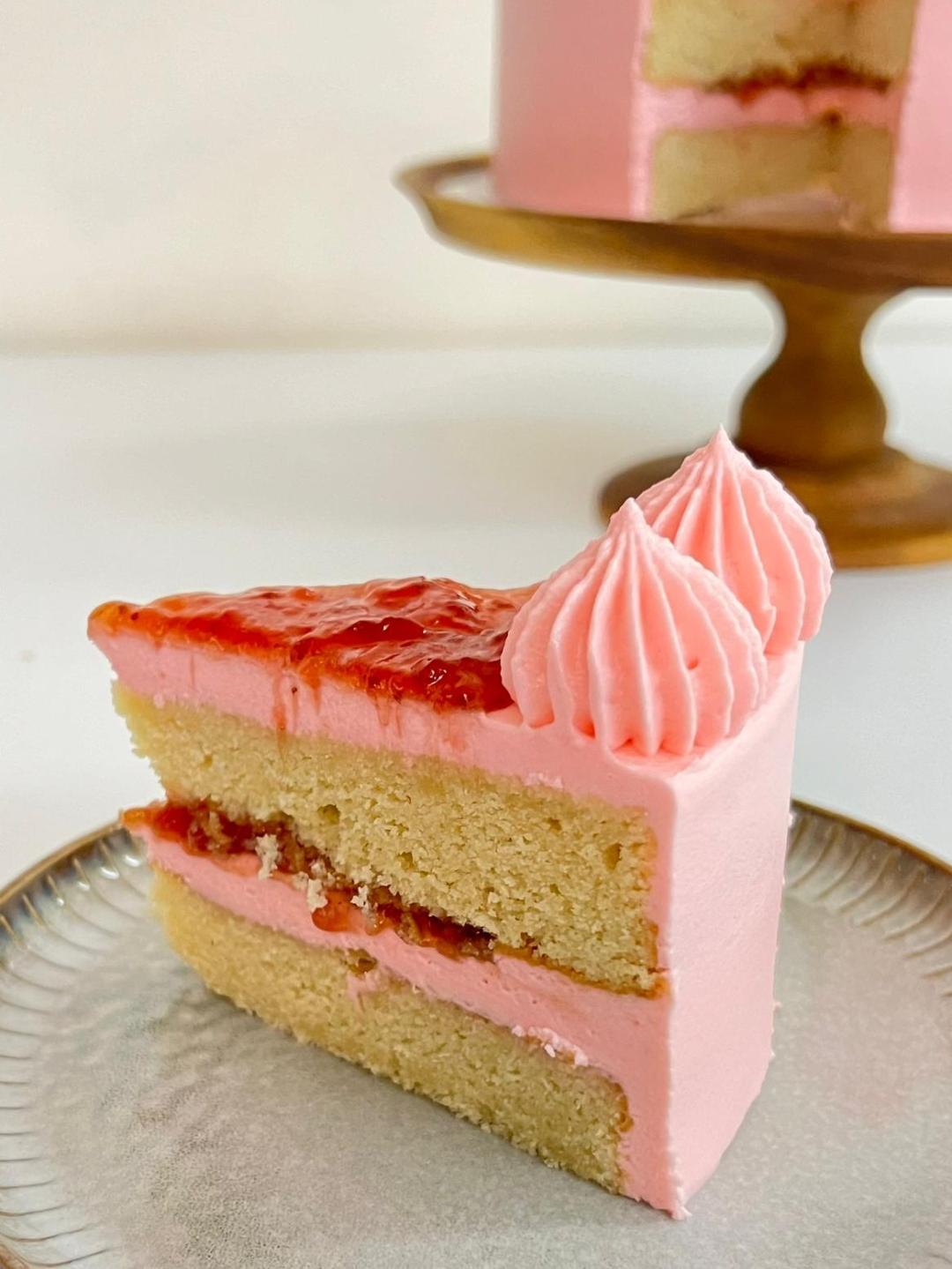 Raspberry Vanilla Cake
