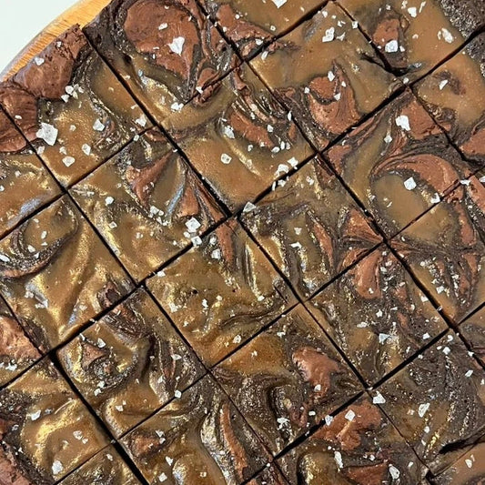 Salted Caramel Sea Salt Brownies