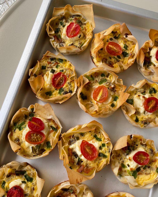 Beef Bacon Quiche Set